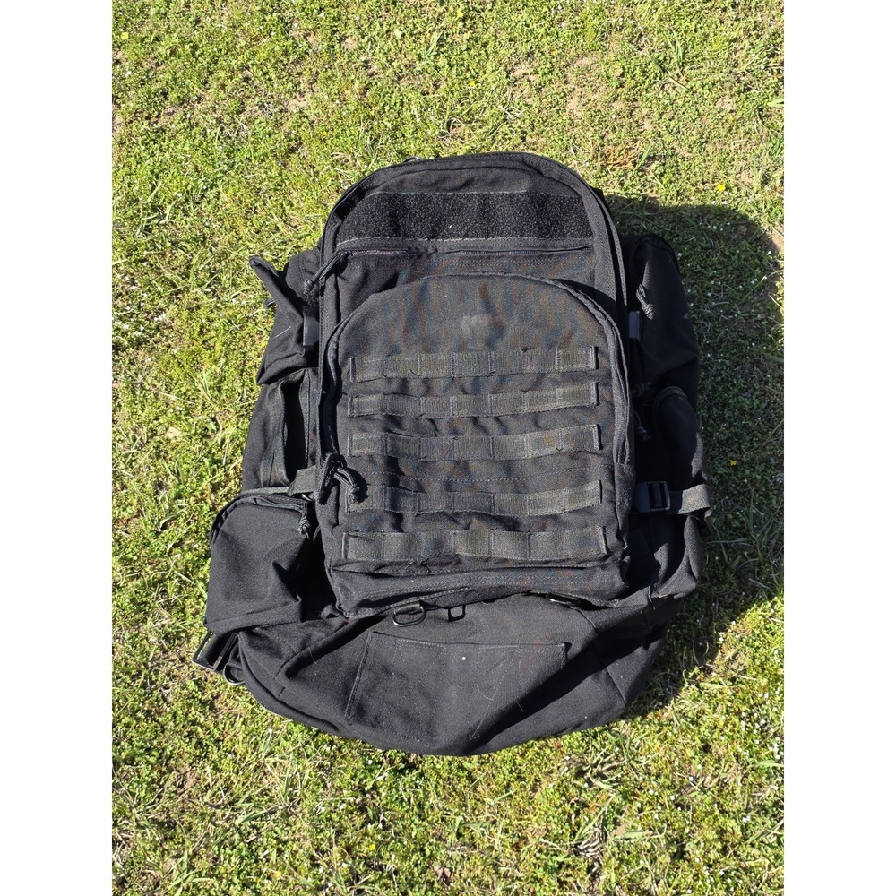 black tactical backpack is a Sandpiper of California Bugout Bag **see Pics**